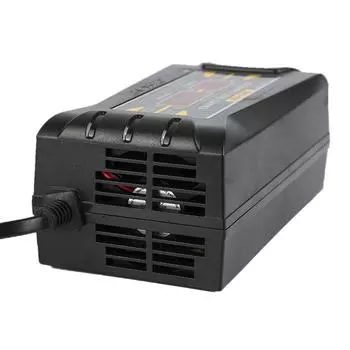 Полностью автоматическое интеллектуальное зарядное устройство для свинцово-кислотных/гелевых аккумуляторов 12 В 10 А с ЖК-дисплеем, вилка США, интеллектуальное быстрое зарядное устройство для аккумуляторов EU Plug