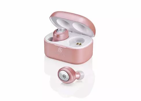 полностью беспроводные наушники MS-TW21PG (розовое золото)