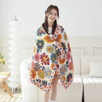 Полностью хлопковое шестислойное марлевое банное полотенце, новый продукт в китайском стиле, утолщенное водопоглощающее быстросохнущее мягкое банное полотенце 80*160cm