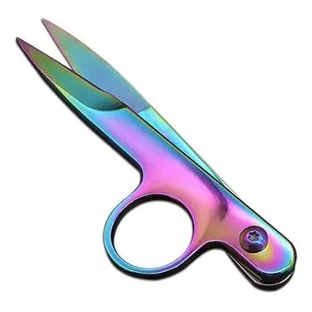 Полностью нержавеющая сталь острые лезвия U-образной формы для вышивки крестом нитки бытовые мини-ножницы DIY ножницы для одежды