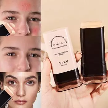 Полностью покрытый ластик тональный карандаш, бархатный увлажняющий легкий консилер жидкий тональный крем стойкий безупречный макияж для лица косметика для макияжа слоновая кость