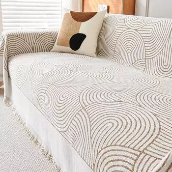 Полностью покрытый синель Four Seasons, универсальное полотенце для дивана, подушка для дивана, чехол для подушки, ткань, нескользящий чехол для дивана, полный комплект, одеяло 180-130cm