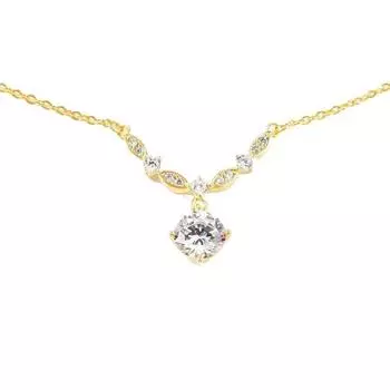 Полностью просверленное индивидуальное блестящее ожерелье для женщин, новый темперамент, универсальная ключичная цепочка