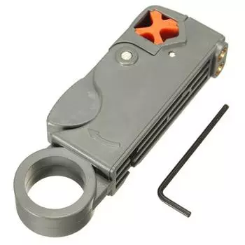 Полностью регулируемый резак для зачистки проводов с двойными лезвиями, инструмент для зачистки кабеля RG6/59