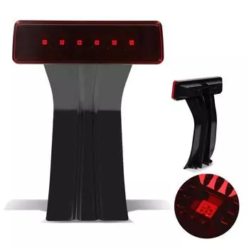 Полностью светодиодный третий 3-й стоп-сигнал, стоп-лампа, красная планка для 07-18 Jeep Wrangler JK