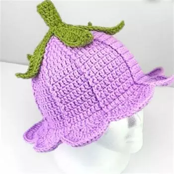 Полностью вручную связанные забавные парики, головные уборы, праздничные колпаки Adult 56-59cm