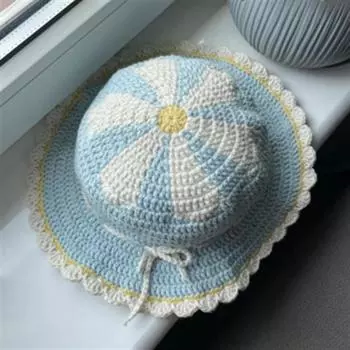 Полностью вручную связанные забавные парики, головные уборы, праздничные колпаки Adult 56-59cm