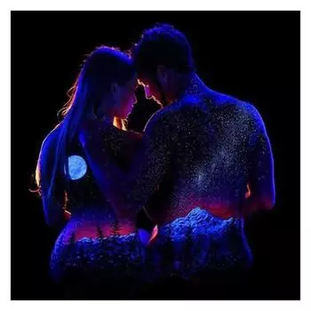 Полный 5D Diy Алмазная картина Абстрактная пара Вышивка Крестом Домашний декор Ручная работа 25x25cm