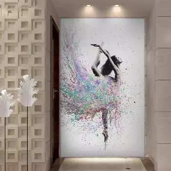 Полный 5D Diy Алмазная картина Акварельная танцовщица Вышивка крестом Домашний декор Ручной подарок Подарок 25x30cm