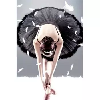 Полный 5D Diy Алмазная картина Балерина Вышивка Крестом Домашний Декор Ручной Подарок 25x30cm