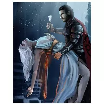 Полный 5D Diy Алмазная картина Бессердечный принц Вышивка крестом Домашний декор Подарок ручной работы 25x30cm