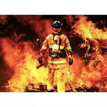 Полный 5D Diy Алмазная картина Blaze Hero Алмазная вышивка Полный лежал вышивка крестом Домашний декор Подарок ручной работы 20x30cm