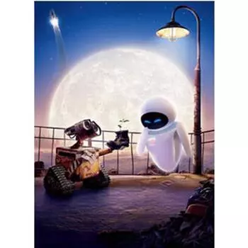 Полный 5D Diy Алмазная картина Большой Белый Робот Алмазная Вышивка Полный Вышивка Крестом Домашний Декор Подарок ручной работы 20x30cm
