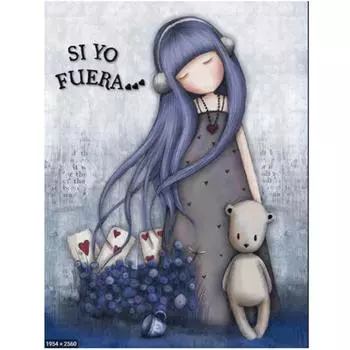 Полный 5D Diy Алмазная картина Девушка слушает музыку Алмазная вышивка Полный набор аниме Наборы для вышивки крестом Домашний декор Подарок ручной работы Round 20x30cm