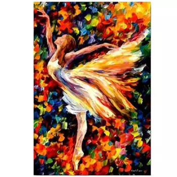 Полный 5D Diy Алмазная картина Девушка Танцующая Мозаика Вышивка Крестом Домашний Декор Ручной Подарок 25x30cm