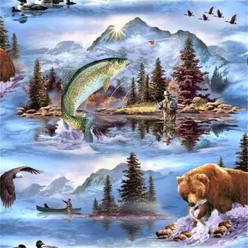 Полный 5D Diy Алмазная картина Долина пейзаж Алмазная вышивка Наборы для вышивки крестом Домашний декор Подарки ручной работы Round 25x25cm