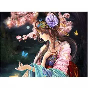 Полный 5D Diy Алмазная картина Достойная леди Алмазная вышивка Крестом Домашний декор Подарок ручной работы 25x30cm