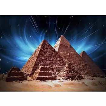 Полный 5D Diy Алмазная картина Фэнтези Пирамида Алмазная вышивка Наборы для вышивки крестом Домашний декор Подарок ручной работы Round 20x30cm