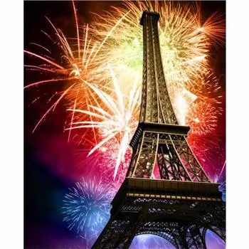 Полный 5D Diy Алмазная картина Фейерверк Маяк Вышивка Крестом Домашний Декор Ручной Подарок 25x30cm