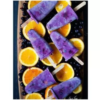 Полный 5D Diy Алмазная картина Фиолетовое мороженое Вышивка Крестом Домашний декор Подарок ручной работы 25x30cm