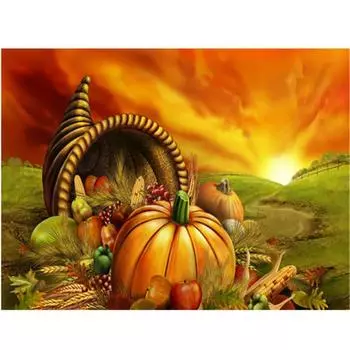 Полный 5D Diy Алмазная картина Фрукты и овощи Вышивка крестом Домашний декор Подарок ручной работы 25x30cm