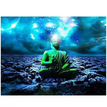 Полный 5D Diy Алмазная картина Глава миллиона Будд Вышивка Крестом Домашний Декор Ручная работа 20X25CM