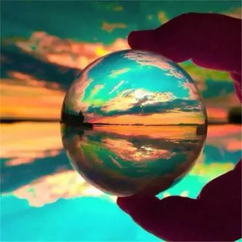 Полный 5D Diy Алмазная картина Хрустальный шар пейзажи Вышивка крестиком Домашний декор Подарок ручной работы 25x25cm