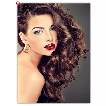 Полный 5D Diy Алмазная картина Эффектная женщина Алмазная вышивка Крестом Домашний декор Подарок ручной работы 25x30cm