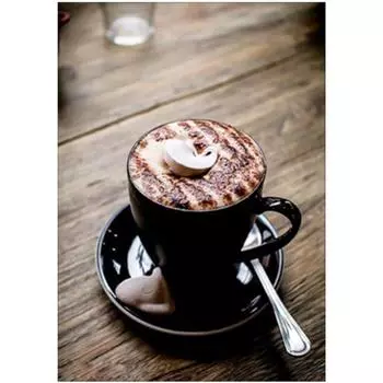 Полный 5D Diy Алмазная картина Кофейная чашка Алмазная вышивка Крестом Домашний декор Подарок ручной работы 25x30cm
