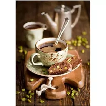 Полный 5D Diy Алмазная картина Кофейная чашка Алмазная вышивка Крестом Домашний декор Подарок ручной работы 25x30cm