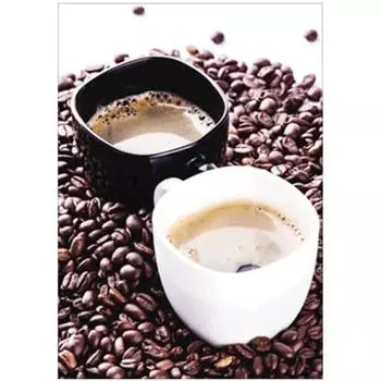 Полный 5D Diy Алмазная картина Кофейная мозаика Алмазная вышивка Крестом Домашний декор Ручной подарок Подарок 25x30cm