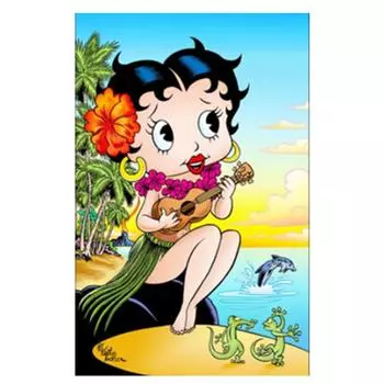 Полный 5D Diy Алмазная картина Комическая девушка Алмазная вышивка Крестом Домашний декор Подарок ручной работы 25x30cm