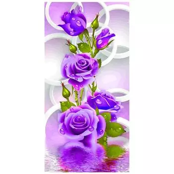 Полный 5D Diy Алмазная картина Красивая роза Алмазная вышивка Крестом Домашний декор Подарок ручной работы 25x30cm
