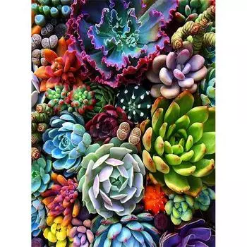 Полный 5D DIY Алмазная картина красивые цветы Алмазная вышивка Мозаика Наборы вышивки крестом Домашний декор Подарки ручной работы Round 20x30cm