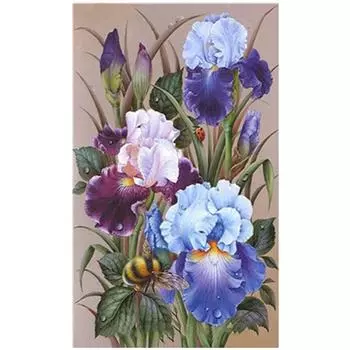 Полный 5D Diy Алмазная картина Красивые цветы Вышивка Крестом Домашний декор Ручной подарок Подарок 20X25CM