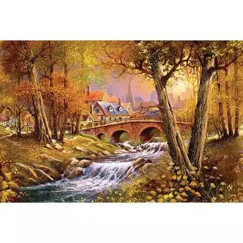 Полный 5D Diy Алмазная картина Красивый пейзаж Алмазная вышивка Крестом Домашний декор Ручная работа 25x30cm