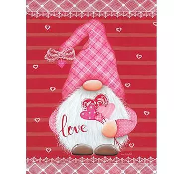 Полный 5D DIY Алмазная картина Красный карлик Алмазная вышивка Мозаика Наборы вышивки крестом Домашний декор Подарки ручной работы Round 20x30cm