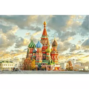 Полный 5D Diy Алмазная картина Красочный замок Алмазная вышивка Полный лежал вышивка крестом Домашний декор Подарок ручной работы 20x30cm