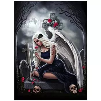 Полный 5D Diy Алмазная картина Крест Женщина Вышивка Крестом Домашний Декор Ручной Подарок 20X25CM