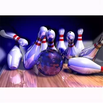 Полный 5D Diy Алмазная картина Кристалл Боулинг Вышивка Крест Стежок Домашний Декор Ручной Подарок 25x30cm