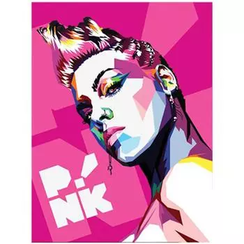 Полный 5D Diy Алмазная картина Крутая девушка Алмазная вышивка Крестом Домашний декор Подарок ручной работы 25x30cm