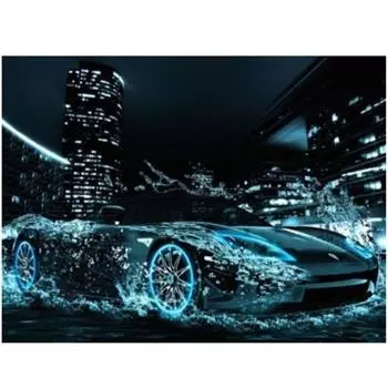 Полный 5D Diy Алмазная картина Крутой суперкар Мозаика Вышивка Крестом Домашний декор Подарок ручной работы 20X25CM