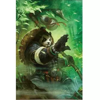 Полный 5D Diy Алмазная картина Кунг-фу Панда Алмазная вышивка Крестом Домашний декор Подарок ручной работы 25x30cm