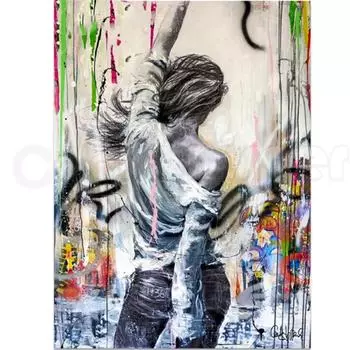 Полный 5D Diy Алмазная картина Лихая девушка Мозаика Вышивка Крестом Домашний декор Подарок ручной работы 20X25CM