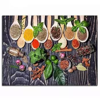 Полный 5D Diy Алмазная картина Ложка Картина Алмазная вышивка Наборы для вышивки крестом Домашний декор Подарок ручной работы Round 20x30cm