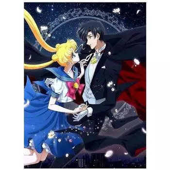 Полный 5D Diy Алмазная картина Любовь Луны Богиня Вышивка Крестом Домашний Декор Ручная работа 20X25CM