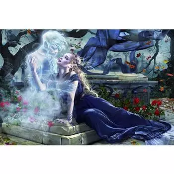 Полный 5D Diy Алмазная картина Любовник в женщине Фэнтези Вышивка Крестом Домашний Декор Подарок ручной работы 25x30cm