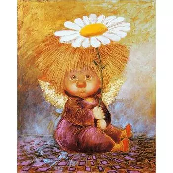 Полный 5D Diy Алмазная картина Малыш Солнечный цветок Алмазная вышивка Полный вышивка крестом Домашний декор Подарок ручной работы 20x30cm