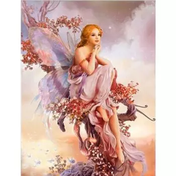 Полный 5D Diy Алмазная картина Мечта Женщина Вышивка Крестом Домашний Декор Ручной Подарок 20X25CM
