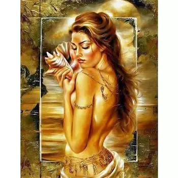 Полный 5D Diy Алмазная картина Межрасовая красота Алмазная вышивка Крестом Домашний декор Ручная работа 25x30cm